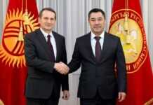 Президент Россиянын Тышкы чалгындоо кызматынын директору Сергей Нарышкинди кабыл алды