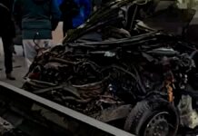 По дороге в аэропорт «Манас» произошла страшная авария — видео