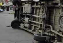 В Бишкеке в ДТП пострадали пассажиры маршрутки — видео