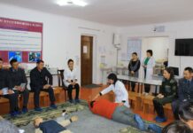 Нарын ОИИБи: Медицинага чейинки биринчи жардам көрсөтүү боюнча окуутулар өткөрүлдү