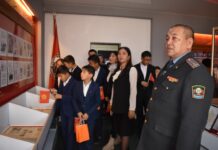 Ош облустук Ички иштер башкармалыгында мектеп окуучулар үчүн “Ачык эшик күнү” өткөрүлдү