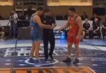 Два борца из КР в финале турнира в США не стали бороться, а разыграли золото на «камень, ножницы, бумага»