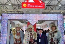 Павильон Кыргызстана вызвал большой интерес на международной ярмарке в Ташкенте