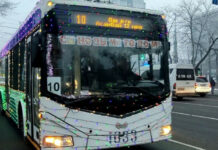 Бишкекте коомдук транспорт штаттык режимде иштеп жатат