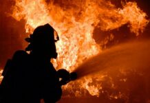 Сузакта кыздар медресесинен өрт чыгып, экөө ооруканада