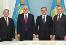 Суйунбек Касмамбетов принял участие в приеме Токаева