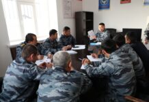 Баткенде милиция кызматкерлеринин кесиптик деңгээлин жогорулатуу максатында окутуулар уюштурулду