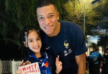 8-летняя кыргызстанка исполнила свою мечту — встретилась с футболистом Мбаппе