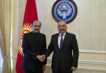 Төрага Нурланбек Шакиев Индиянын Кыргызстандагы элчисин кабыл алды