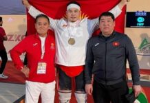 Кыргызстанец завоевал малую бронзу Чемпионата мира по тяжелой атлетике