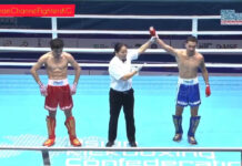 Авазбек Аманбеков стал чемпионом Азии по кикбоксингу