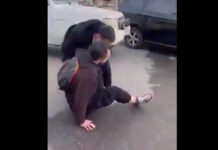 В Бишкеке пьяный сотрудник ГКНБ сбил иностранца, усадил силой в машину и душил, — очевидцы