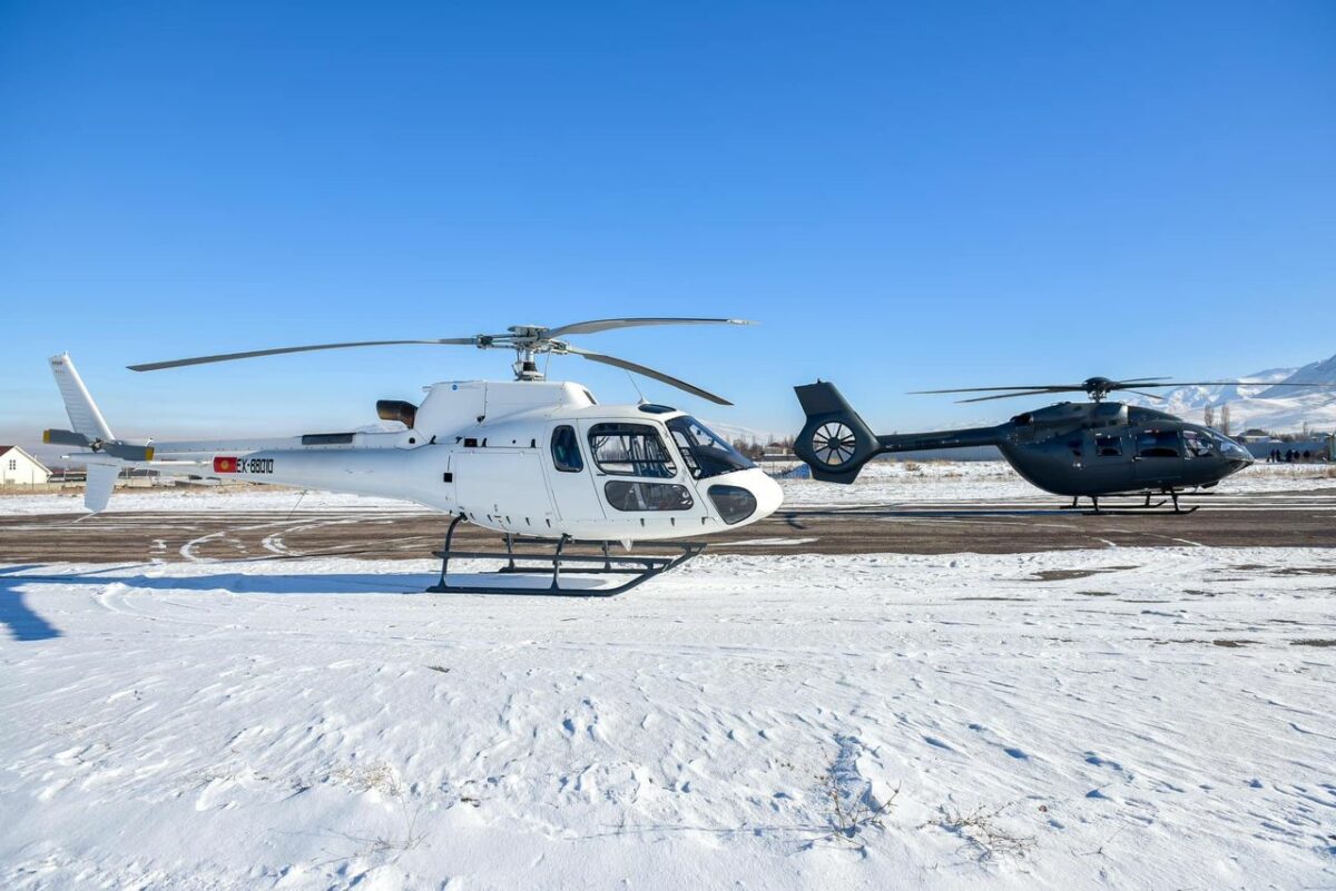 img 20221211 wa0023 Кыргызстан купил ещё один вертолет Airbus H145. Его протестировал президент
