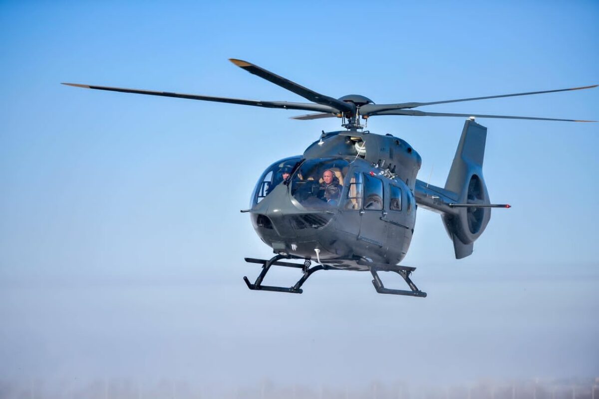 img 20221211 wa0027 Кыргызстан купил ещё один вертолет Airbus H145. Его протестировал президент