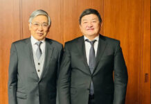 Жапаров Япониянын Улуттук банкынын төрагасы менен кызматташтыкты талкуулады