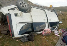 Суусамыр – Талас – Тараз трассасында жол кырсыгы катталып, беш адам жабыркады