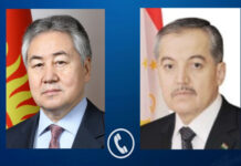 Главы МИД Кыргызстана и Таджикистана провели телефонный разговор