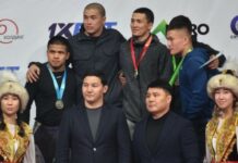 Старший брат Акжола Махмудова Сыймык стал чемпионом КР по греко-римской борьбе