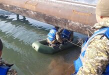 Изделип жаткан жарандын сөөгү Чоң Чүй каналынан табылды