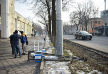 В центре Бишкека начали устанавливать камеры с системой распознавания лиц