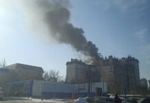 Бишкекте көп кабаттуу үйдөн чыккан өрт өчүрүлдү