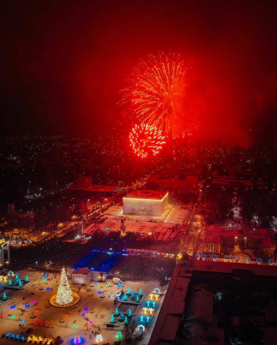 323367004 154491370693846 7095128836650211005 n Фото - новогодний салют в Бишкеке с дрона