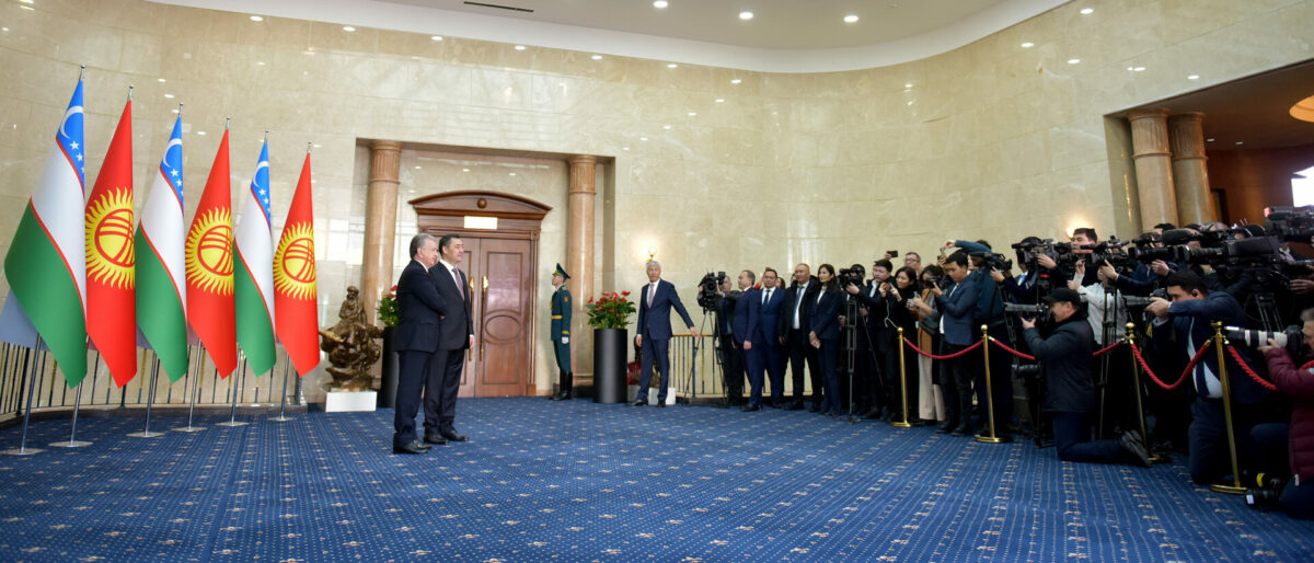 327768325 738596214301418 949381159806022298 n В Бишкеке состоялась церемония официальной встречи Жапарова и Мирзиёева - фото