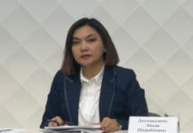 “Күйөөсү күч органдарында иштейт”: Балдарынын көзүнчө сабалган Айзада президентке кайрылды