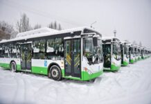 “Газ менен жүрөт”. Бишкекке Кытайдан 20 жаңы автобус келди