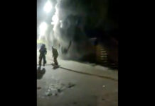 Батыш автобекетинде ири өрт чыкты