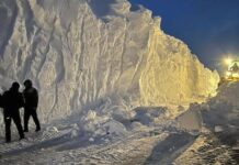 ВИДЕО: Как расчищали дорогу Бишкек-Ош от лавины массой 180 тыс. кубов