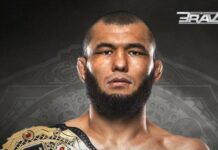 Кубанычбек Абдисалам уулу завоевал чемпионский пояс BRAVE CF