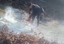 Бишкекте жаш жигит өзүн өрттөөгө аракет жасаган