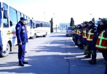 Очередная группа кыргызстанских спасателей отправилась в Турцию