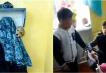 “Сасык”: Мектепке күчүк алып келген окуучуну урушкан мугалимге эскертүү берилди