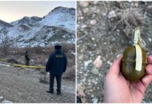 В Таласской области обнаружен схрон оружия и боеприпасов — фото