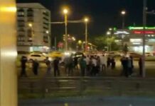 Москва: Массалык мушташ болуп, кыргызстандыктар кармалды