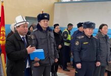 Баткен шаарында “Милициянын жаш досу” аталышындагы сынагы өттү