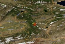 Кыргызстандын түштүгүндө жер титиреди