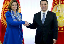 Садыр Жапаров Словениянын тышкы иштер министрин кабыл алды