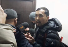 Активист Али Шабдан: Кылмыш ишинин токулма экени көрүнүп турат