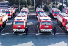 Россия передала Кыргызстану 40 пожарных машин — видео