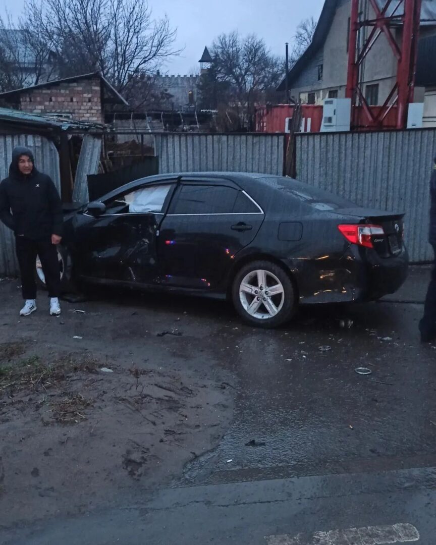 2 В Бишкеке произошла авария с участием четырех автомобилей