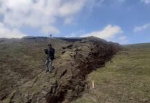 “Үйлөргө 300 м аралык калган”. Кызыл-Күңгөй тилкесинде жер көчтү