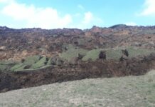 В Узгене сошел огромный оползень, идет эвакуация местных жителей