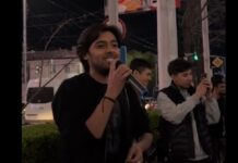 Гражданин Пакистана возле ЦУМа спел хиты Мирбека Атабекова — видео