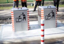 В Бишкеке появились подземные урны для мусора — фото