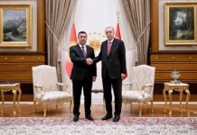 Садыр Жапаров Режеп Тайып Эрдоган менен жолугушту