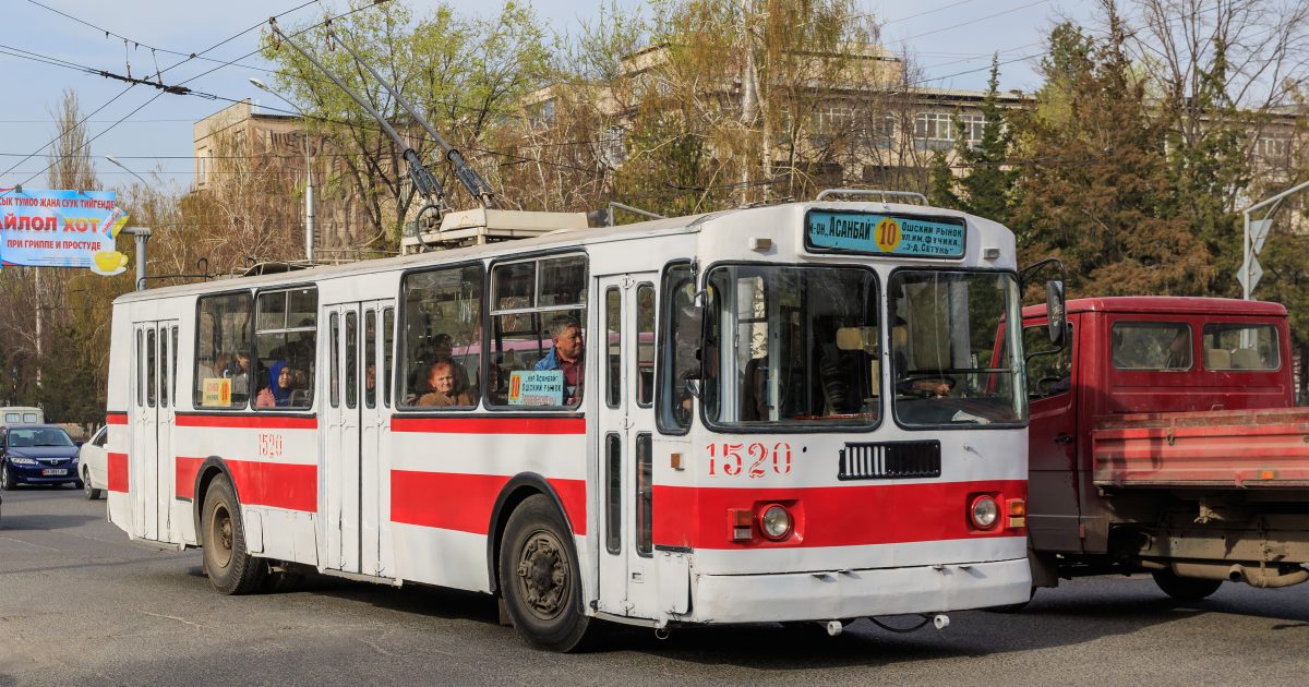bishkek 03 2016 img34 trolley near south gate 1200x630 1 Жалпы 28 унаа коюлган: Бишкектеги эски троллейбустар аукциондо сатылат
