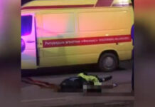 В Бишкеке ночью насмерть сбили пешехода. Осторожно, видео!